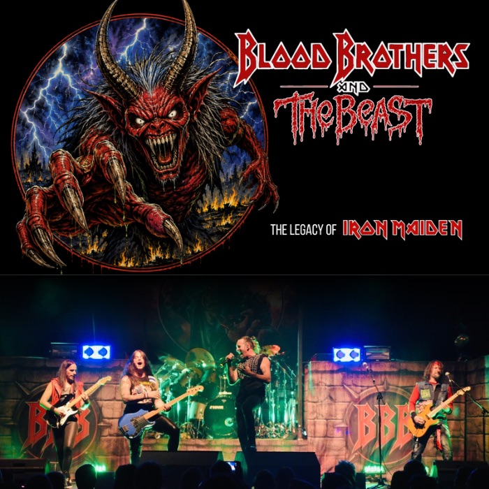 Affiche Hommage à Iron Maiden - Blood Brothers and the Beast