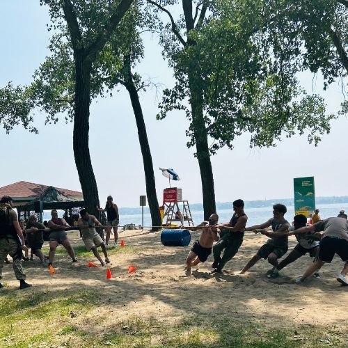 tir à la corde Team building Boot Camp